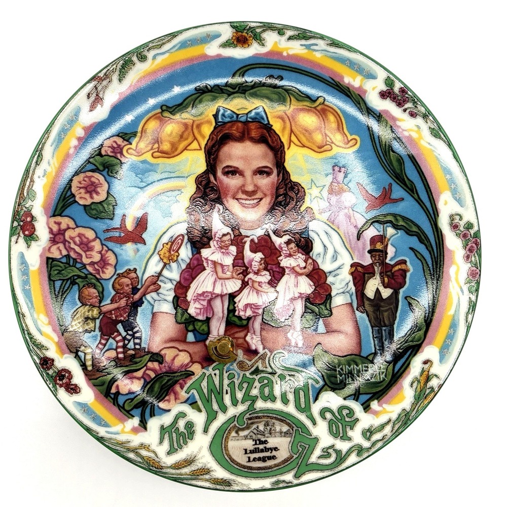 Wizard of Oz The Lullaby League Knowles 1993 Musical Plate Bradex works
